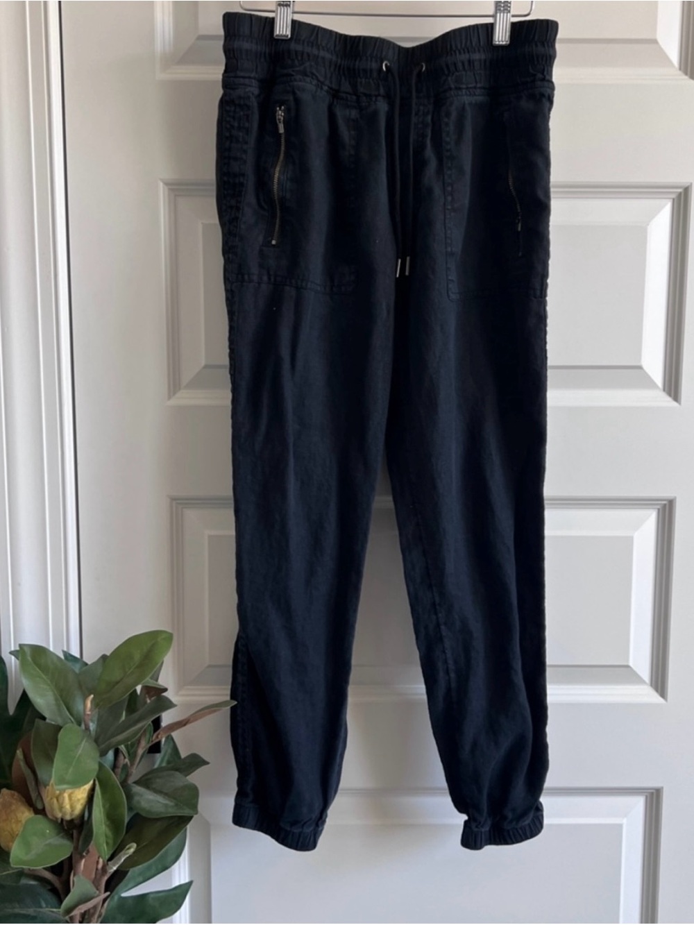 ATHLETA Cabo Linen Jogger Black Size 4